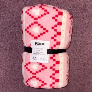 PINK Cozy Plush Blanket 2025